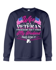 Wife Of A Veteran Crewneck Sweatshirt thumbnail