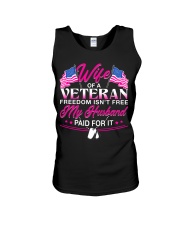Wife Of A Veteran Unisex Tank thumbnail