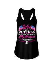 Wife Of A Veteran Ladies Flowy Tank thumbnail