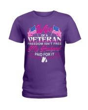 Wife Of A Veteran Ladies T-Shirt thumbnail