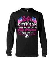 Wife Of A Veteran Long Sleeve Tee thumbnail