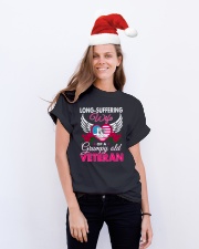Long-suffering Wife Classic T-Shirt lifestyle-holiday-crewneck-front-1