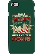 Grandpa With Military Background Phone Case thumbnail
