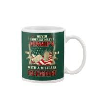 Grandpa With Military Background Mug thumbnail