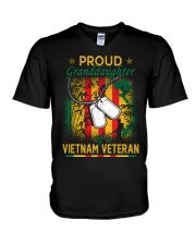 Vietnam Veteran's Proud Granddaughter V-Neck T-Shirt thumbnail