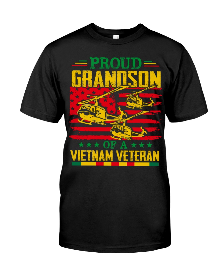 Proud Grandson Of A Vietnam Veteran Classic T-Shirt
