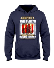 WWII Veteran Daughter-Paid For it Hooded Sweatshirt thumbnail