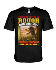 Grew Up V-Neck T-Shirt thumbnail