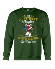 US Veteran Daughter Cooler Crewneck Sweatshirt thumbnail