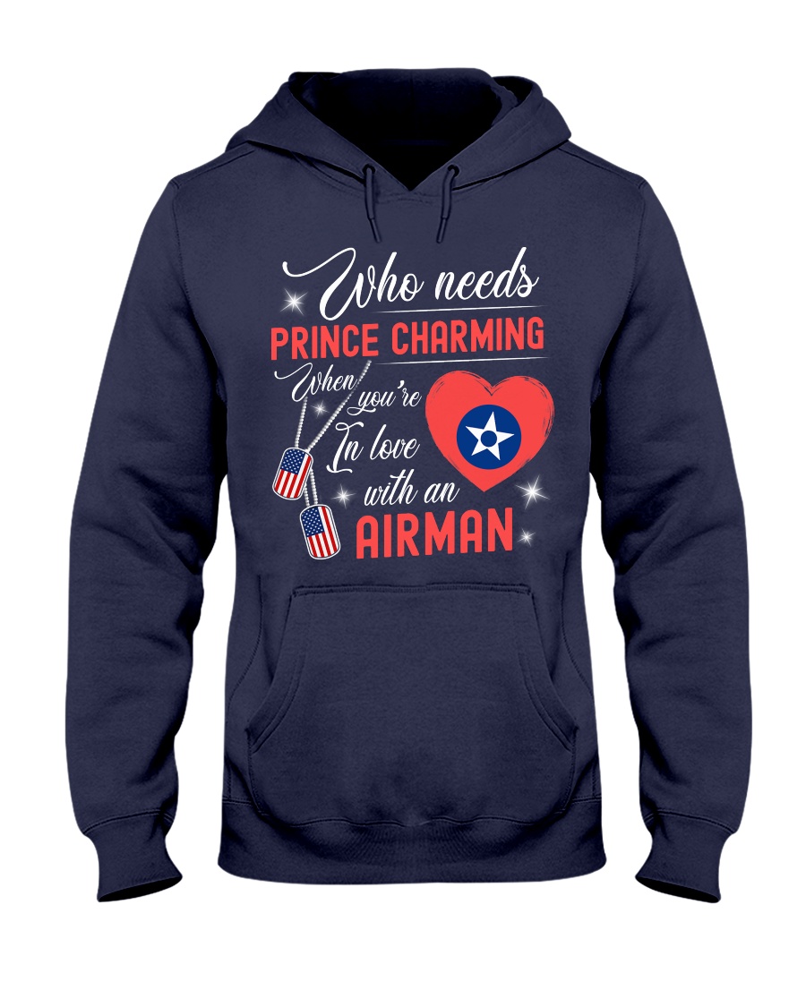 In Love With An Airman Hooded Sweatshirt