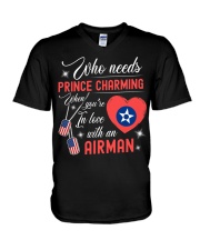 In Love With An Airman V-Neck T-Shirt thumbnail
