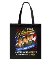 Female Veteran Tote Bag thumbnail