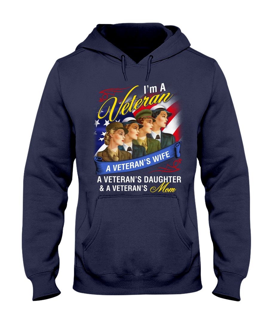 Female Veteran Hooded Sweatshirt