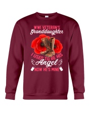 WWI Veteran's Granddaughter Angel Crewneck Sweatshirt thumbnail