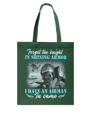 Airman In Camo Tote Bag thumbnail