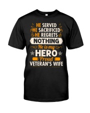 He Served Classic T-Shirt front
