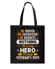 He Served Tote Bag thumbnail