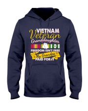 Vietnam Veteran Granddaughter-Freedom Hooded Sweatshirt thumbnail
