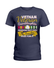 Vietnam Veteran Granddaughter-Freedom Ladies T-Shirt thumbnail