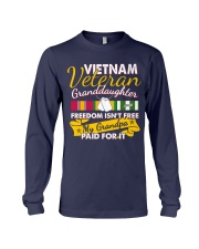 Vietnam Veteran Granddaughter-Freedom Long Sleeve Tee thumbnail