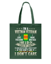 Don't Care Tote Bag thumbnail