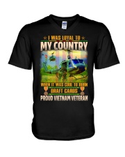 Draft Cards V-Neck T-Shirt thumbnail