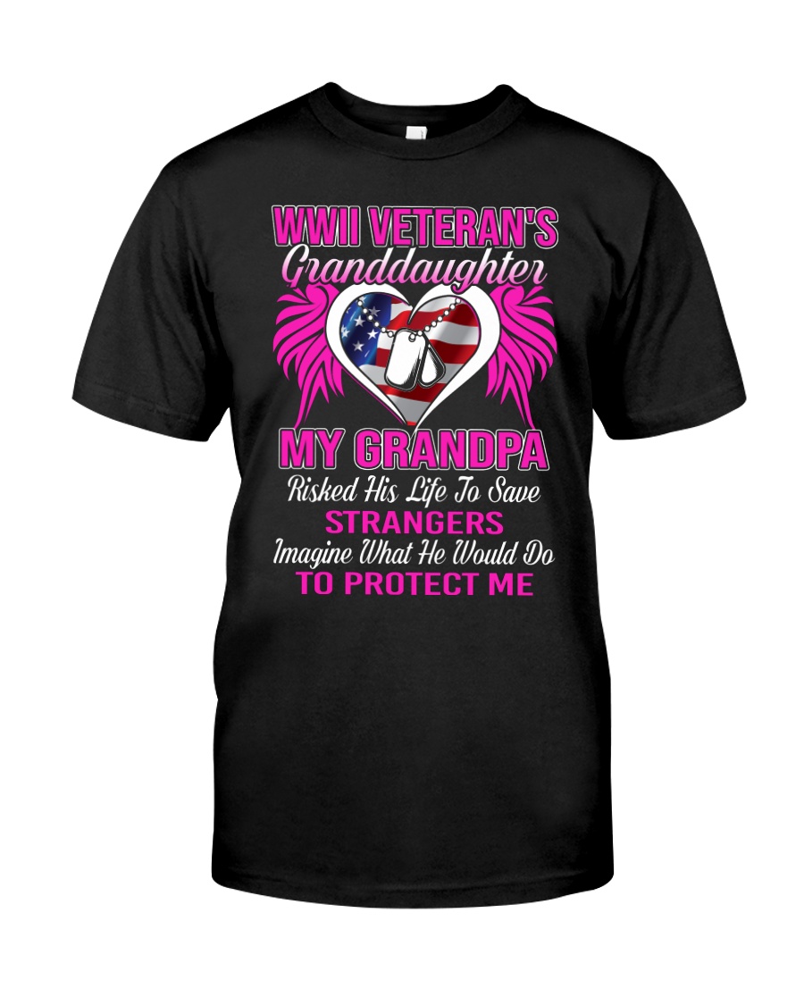 WWII Veteran Protect Granddaughter Classic T-Shirt
