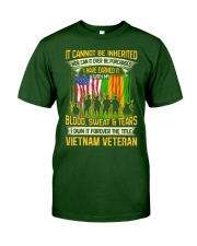 Vietnam Veteran Forever Title Classic T-Shirt front