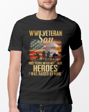 WWII Veteran Son Classic T-Shirt lifestyle-mens-crewneck-front-13