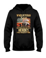 WWII Veteran Son Hooded Sweatshirt thumbnail