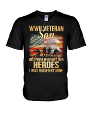 WWII Veteran Son V-Neck T-Shirt thumbnail