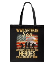 WWII Veteran Son Tote Bag thumbnail
