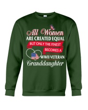 Finest Becomes WWII Veteran's Granddaughter Crewneck Sweatshirt thumbnail