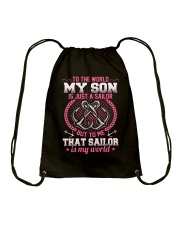 That Sailor Is My World Drawstring Bag thumbnail
