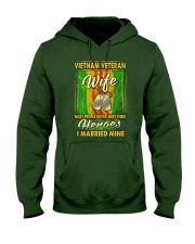 Vietnam Veteran Wife Married Their Heroes Hooded Sweatshirt thumbnail