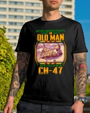 Flew In A CH-47 Classic T-Shirt lifestyle-mens-crewneck-front-8