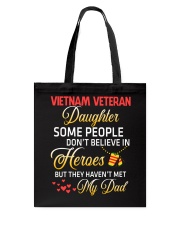 My Dad-Vietnam Veteran Daughter Tote Bag thumbnail