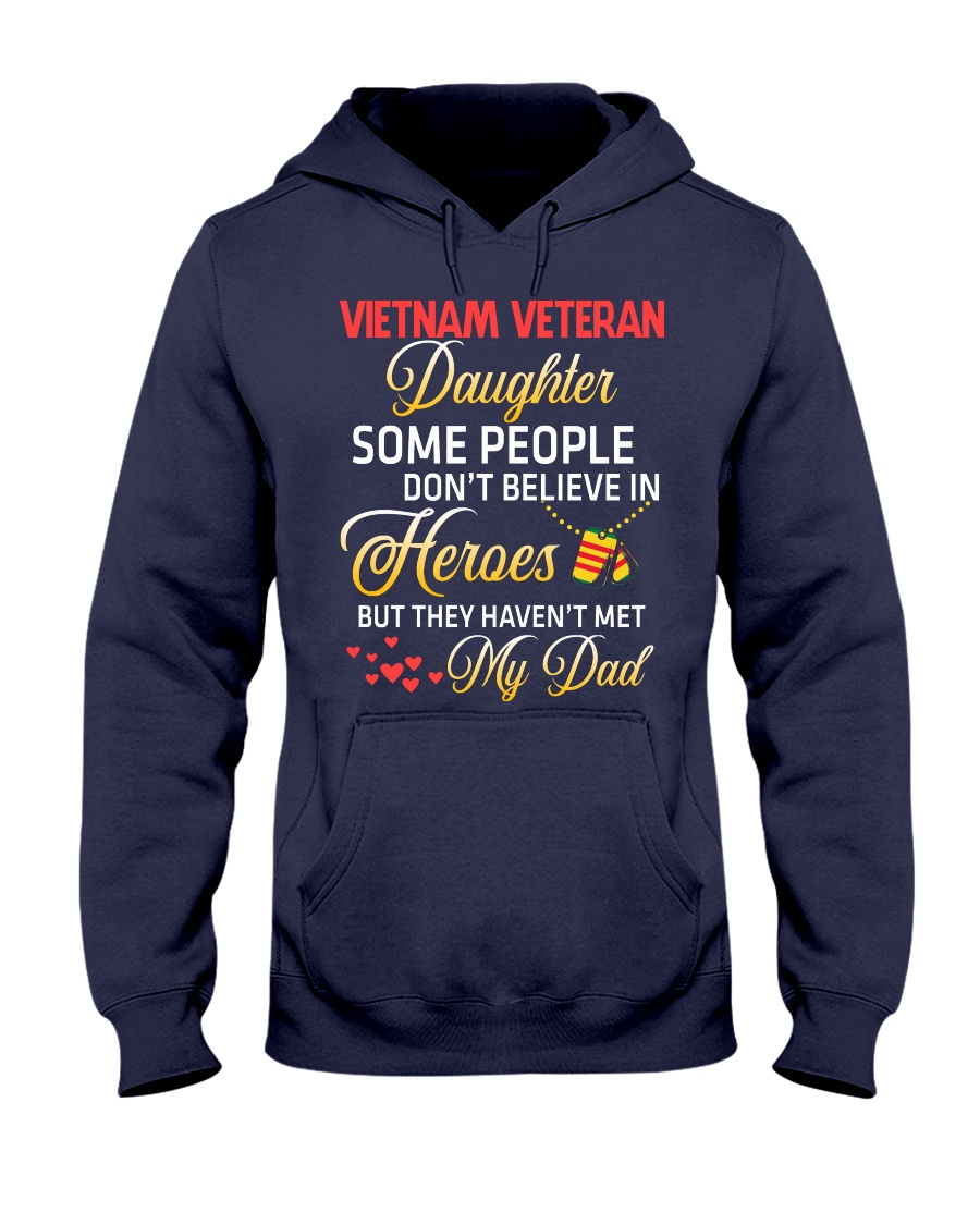 My Dad-Vietnam Veteran Daughter Hooded Sweatshirt