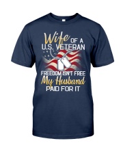 Wife Of A US Veteran Classic T-Shirt thumbnail