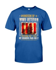 Grandson Of A WWII Veteran Classic T-Shirt front