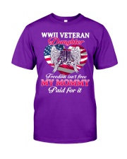 WW2 Veteran Daughter-Paid For It Classic T-Shirt front