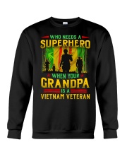 Vietnam Veteran Grandpa-Superhero Crewneck Sweatshirt thumbnail