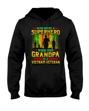 Vietnam Veteran Grandpa-Superhero Hooded Sweatshirt front
