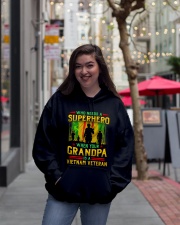 Vietnam Veteran Grandpa-Superhero Hooded Sweatshirt lifestyle-unisex-hoodie-front-2