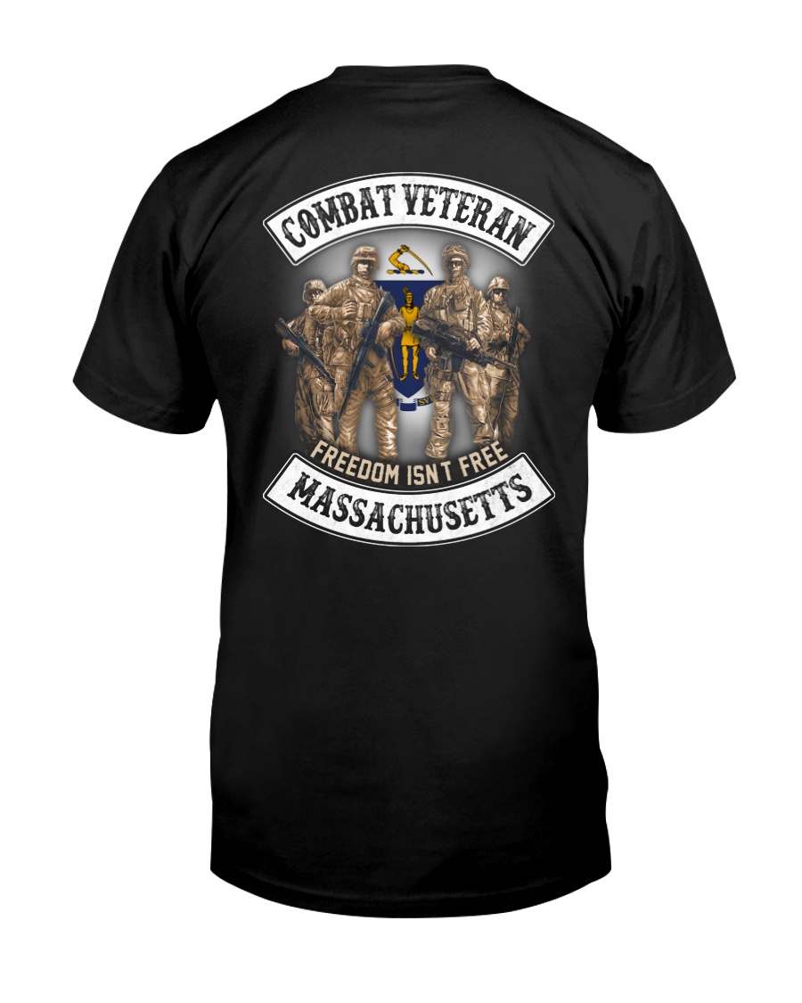 Massachusetts Combat Vet Classic T-Shirt
