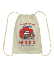 Hero Vietnam Veteran's Daughter Drawstring Bag thumbnail