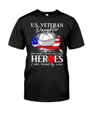 I Was Raised-US Sailor Daughter Classic T-Shirt thumbnail