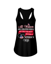 The Finest Becomes A Veteran's Wife Ladies Flowy Tank thumbnail