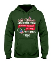 The Finest Becomes A Veteran's Wife Hooded Sweatshirt thumbnail