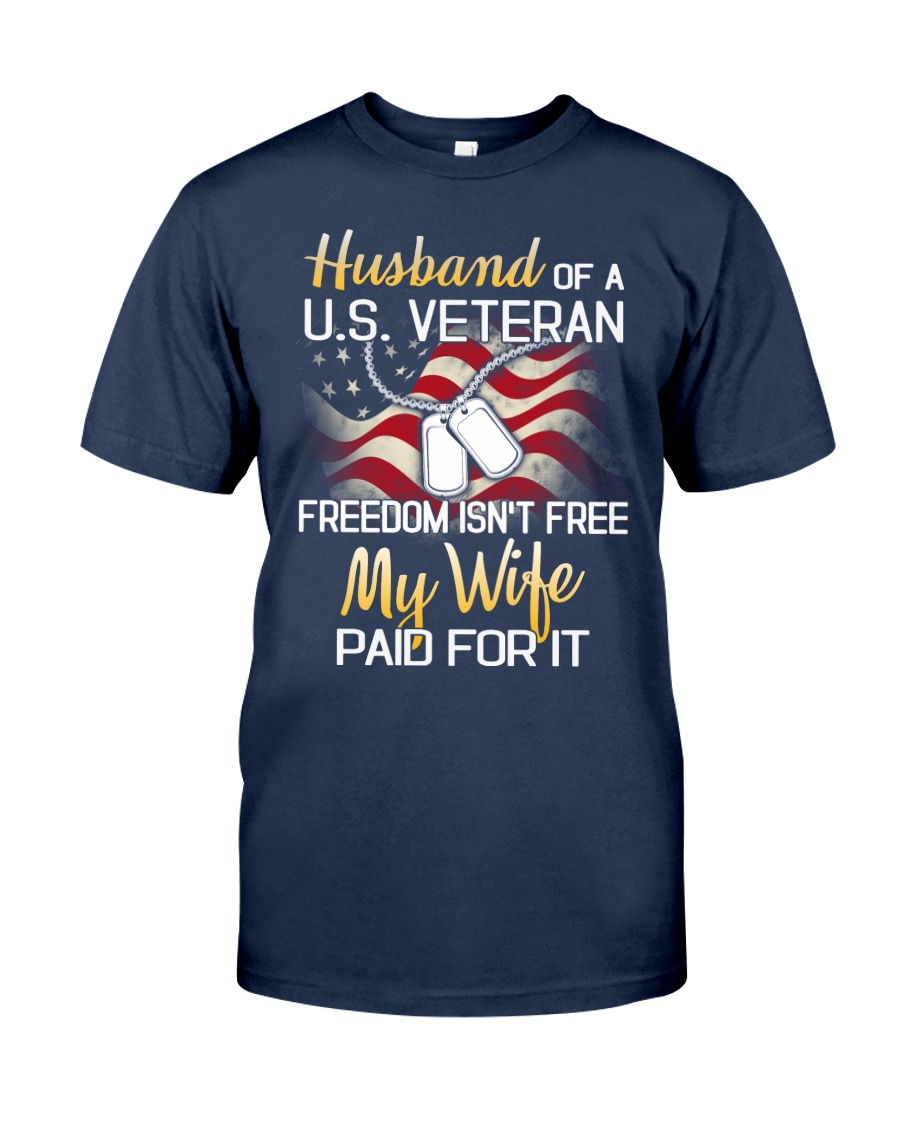Husband Of A US Veteran Classic T-Shirt